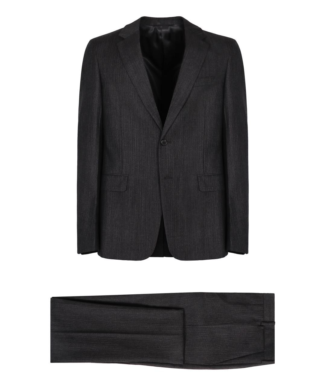 PRADA Антрацитовый классический костюм, фото 1