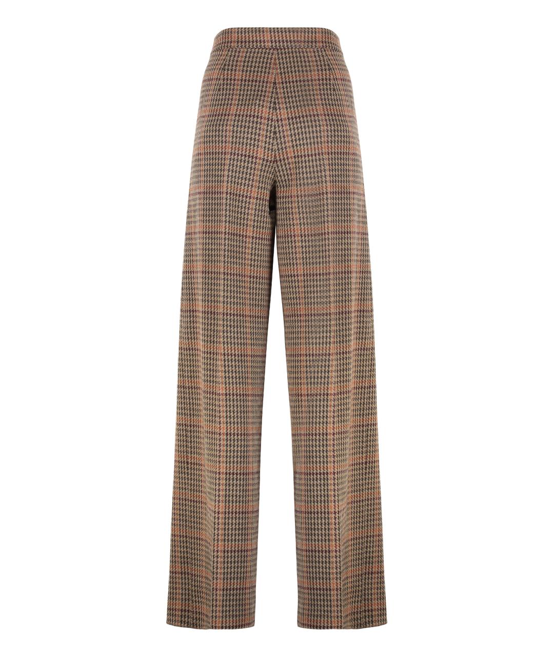 MAX MARA Мульти хлопковые прямые брюки, фото 2