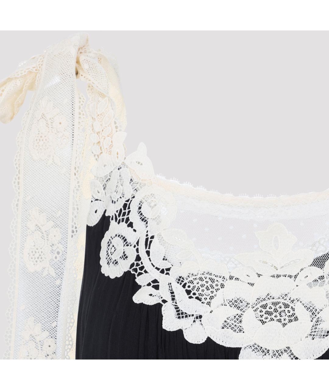 ZIMMERMANN Черное хлопковое повседневное платье, фото 3