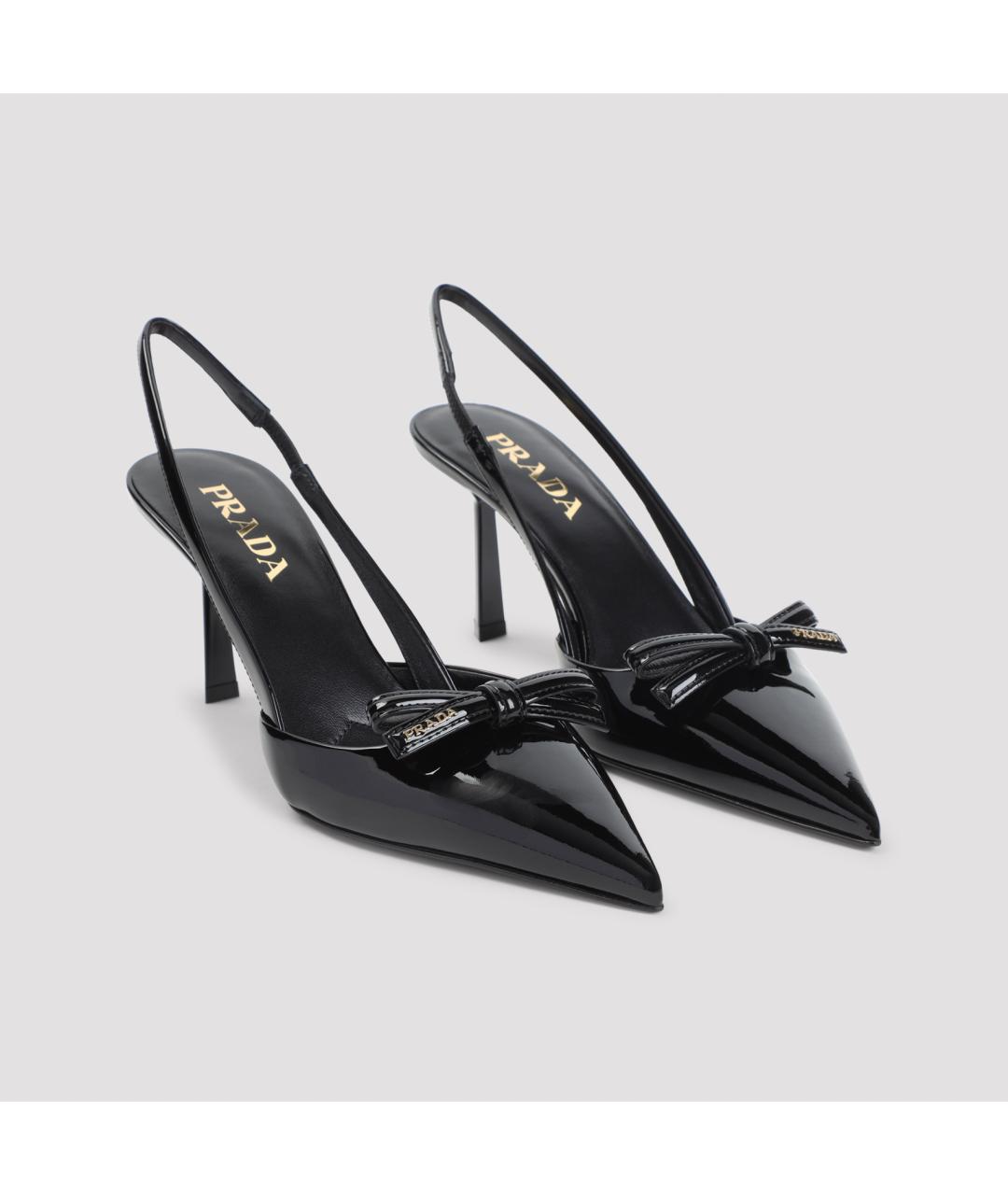 PRADA Черные туфли из лакированной кожи, фото 4