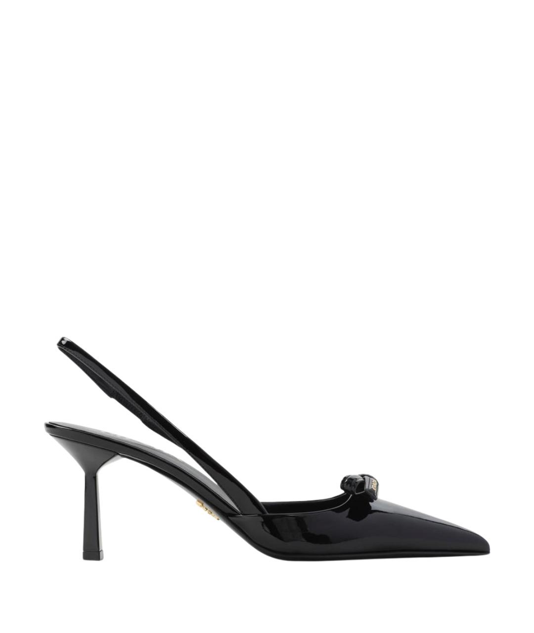 PRADA Черные туфли из лакированной кожи, фото 1