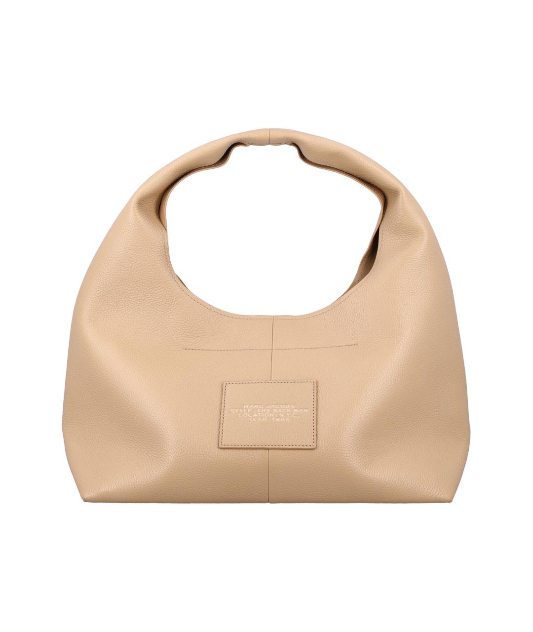 MARC JACOBS Коричневая кожаная сумка с короткими ручками, фото 4