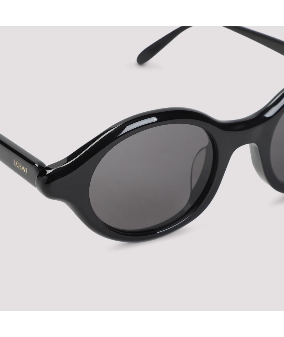 LOEWE Черные пластиковые солнцезащитные очки, фото 4