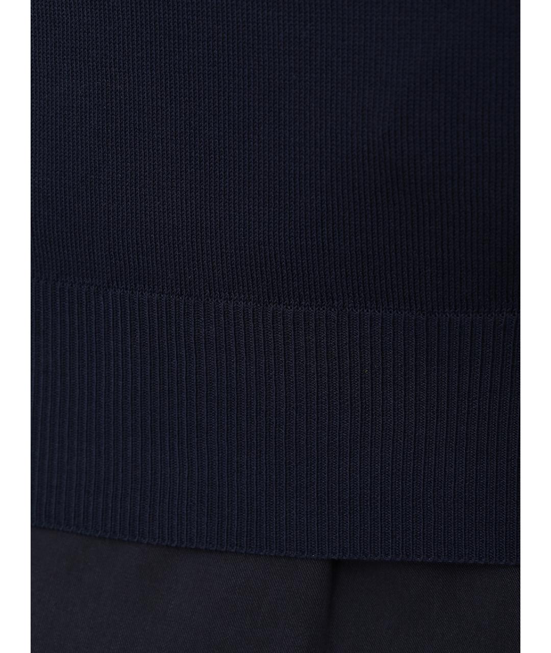 CANALI Синяя хлопковая футболка, фото 6