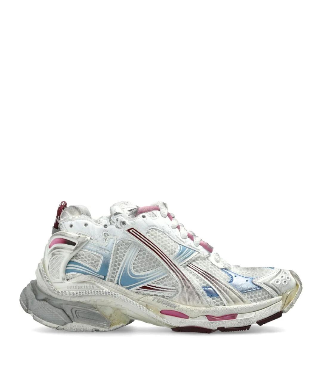BALENCIAGA Белые синтетические кроссовки, фото 1