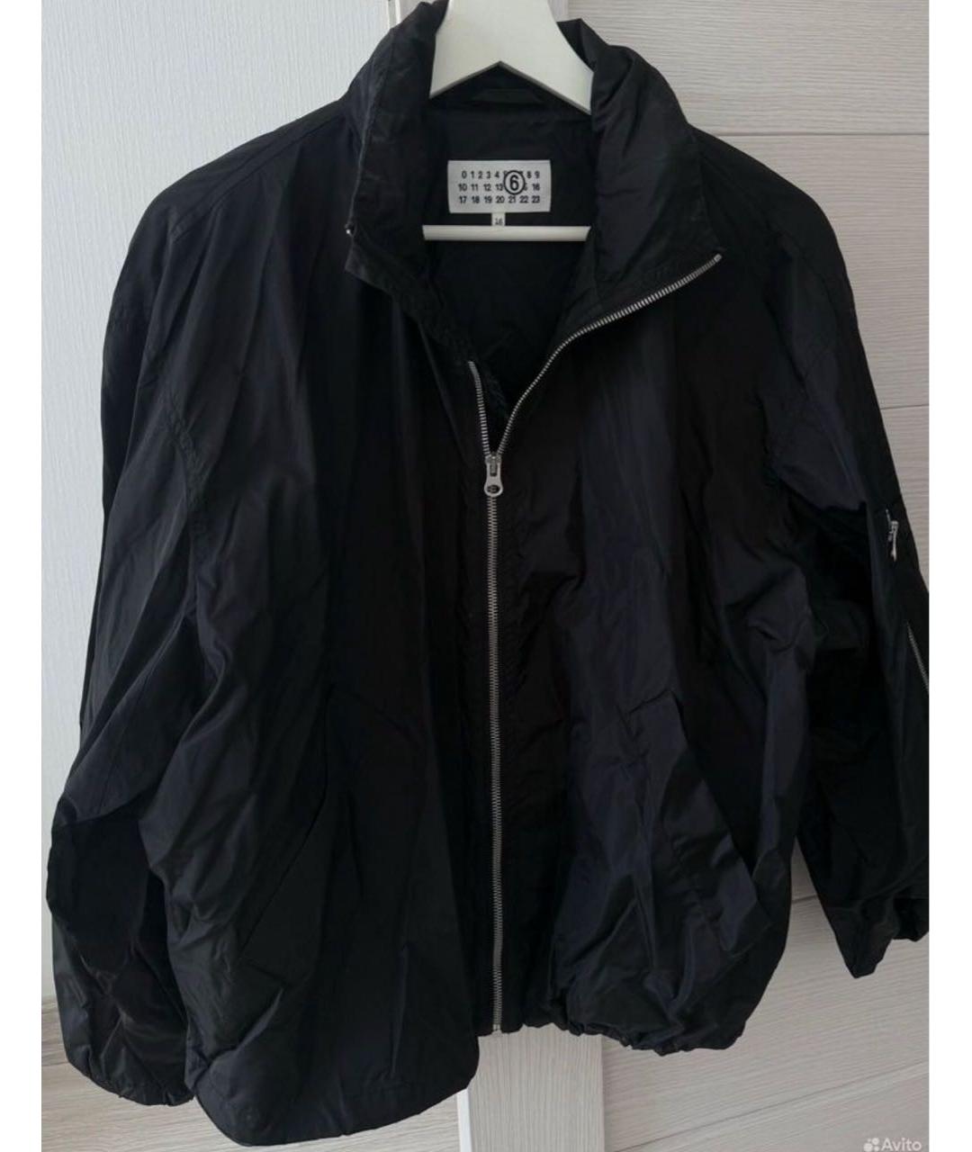 MM6 MAISON MARGIELA Черная куртка, фото 3