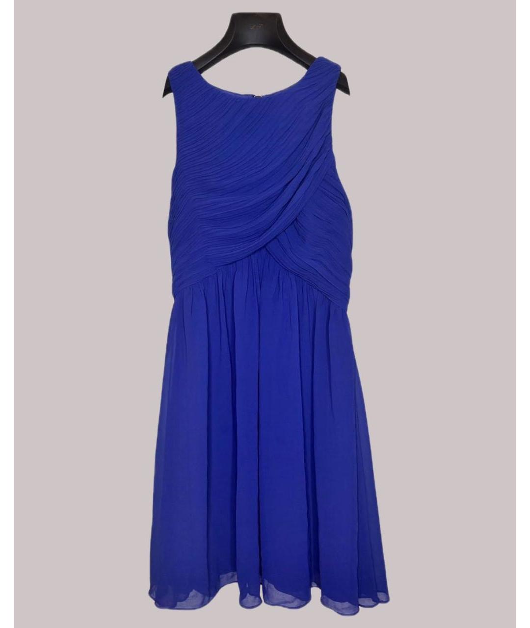 ARMANI EXCHANGE Синее полиэстеровое коктейльное платье, фото 2