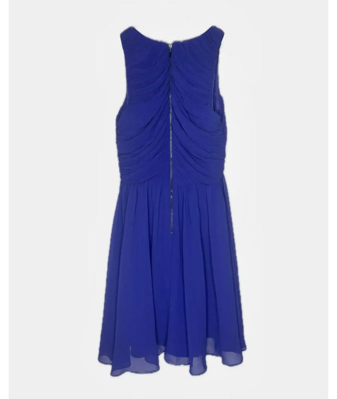 ARMANI EXCHANGE Синее полиэстеровое коктейльное платье, фото 3