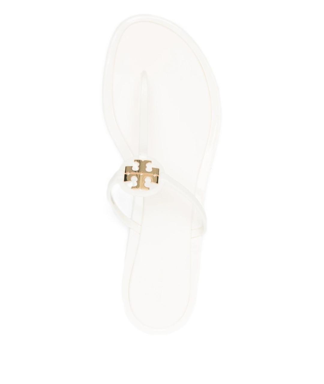TORY BURCH Белые шлепанцы, фото 4