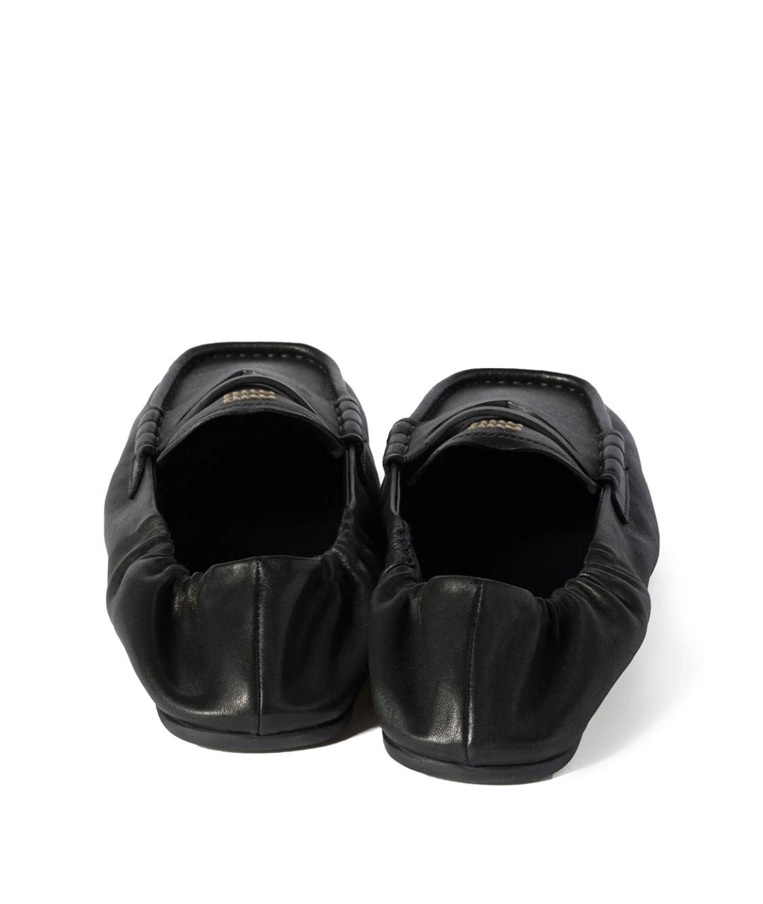 MIU MIU Черные кожаные лоферы, фото 6