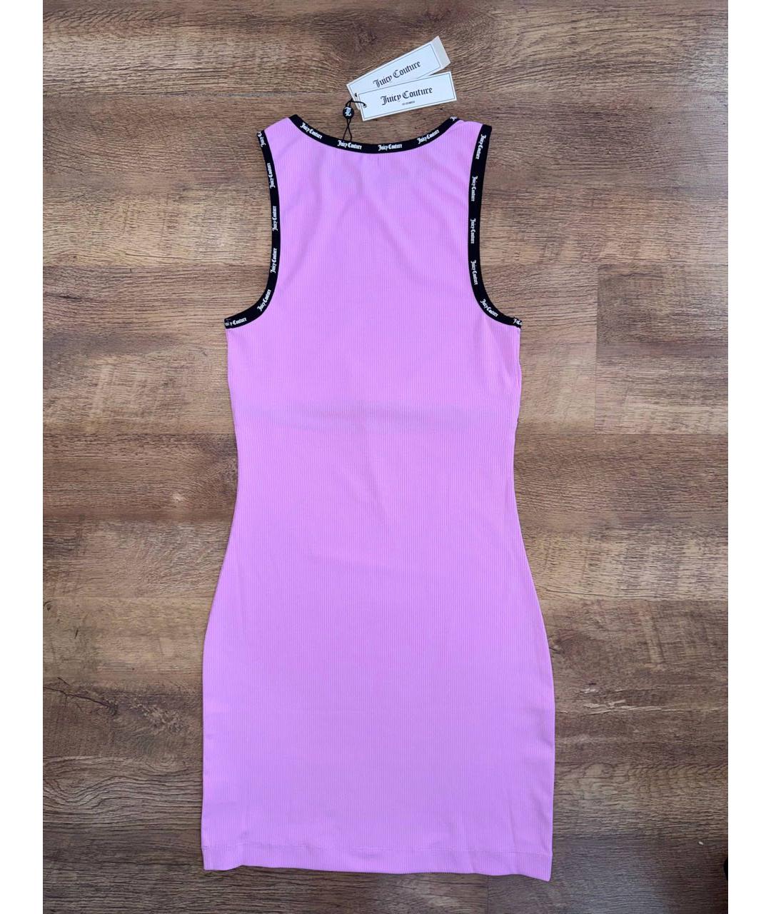 JUICY COUTURE Розовое полиэстеровое повседневное платье, фото 3
