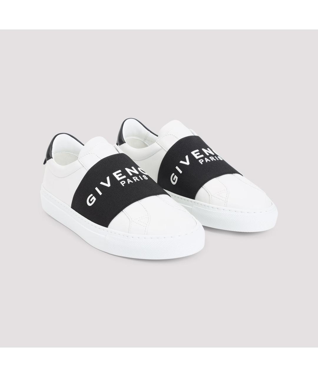 GIVENCHY Белые кожаные слипоны, фото 5
