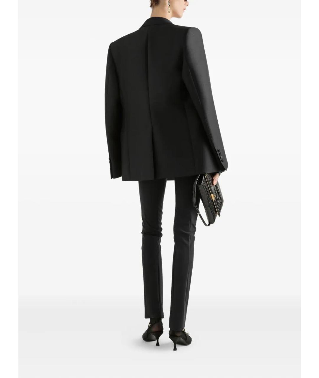 DOLCE&GABBANA Черный шерстяной жакет/пиджак, фото 3