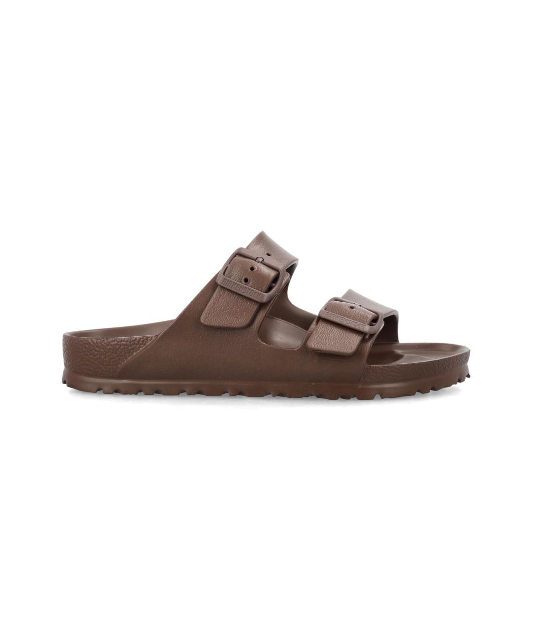 BIRKENSTOCK Коричневые синтетические сандалии, фото 1