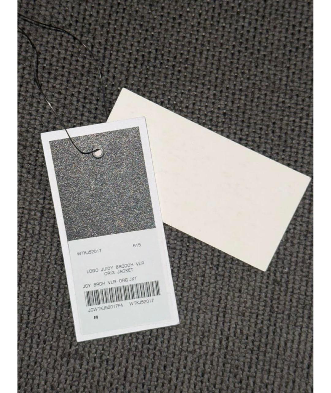 JUICY COUTURE Черный велюровый костюм с брюками, фото 8