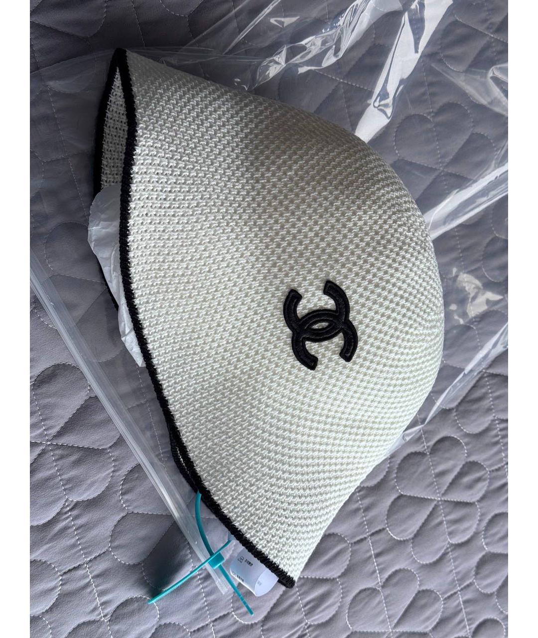 CHANEL Белая панама, фото 4