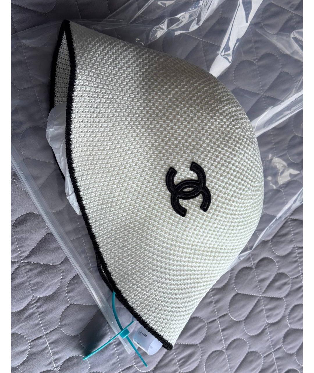 CHANEL Белая панама, фото 6