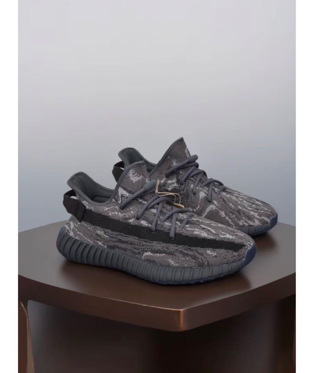 ADIDAS YEEZY Серые текстильные кроссовки, фото 2