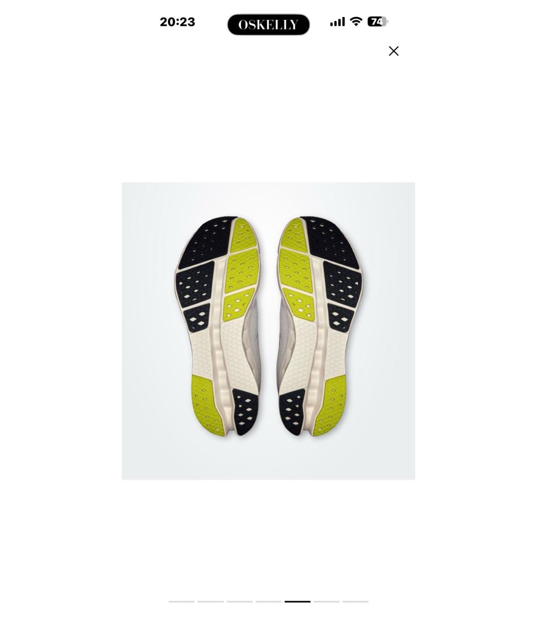 ON Серые текстильные низкие кроссовки / кеды, фото 6