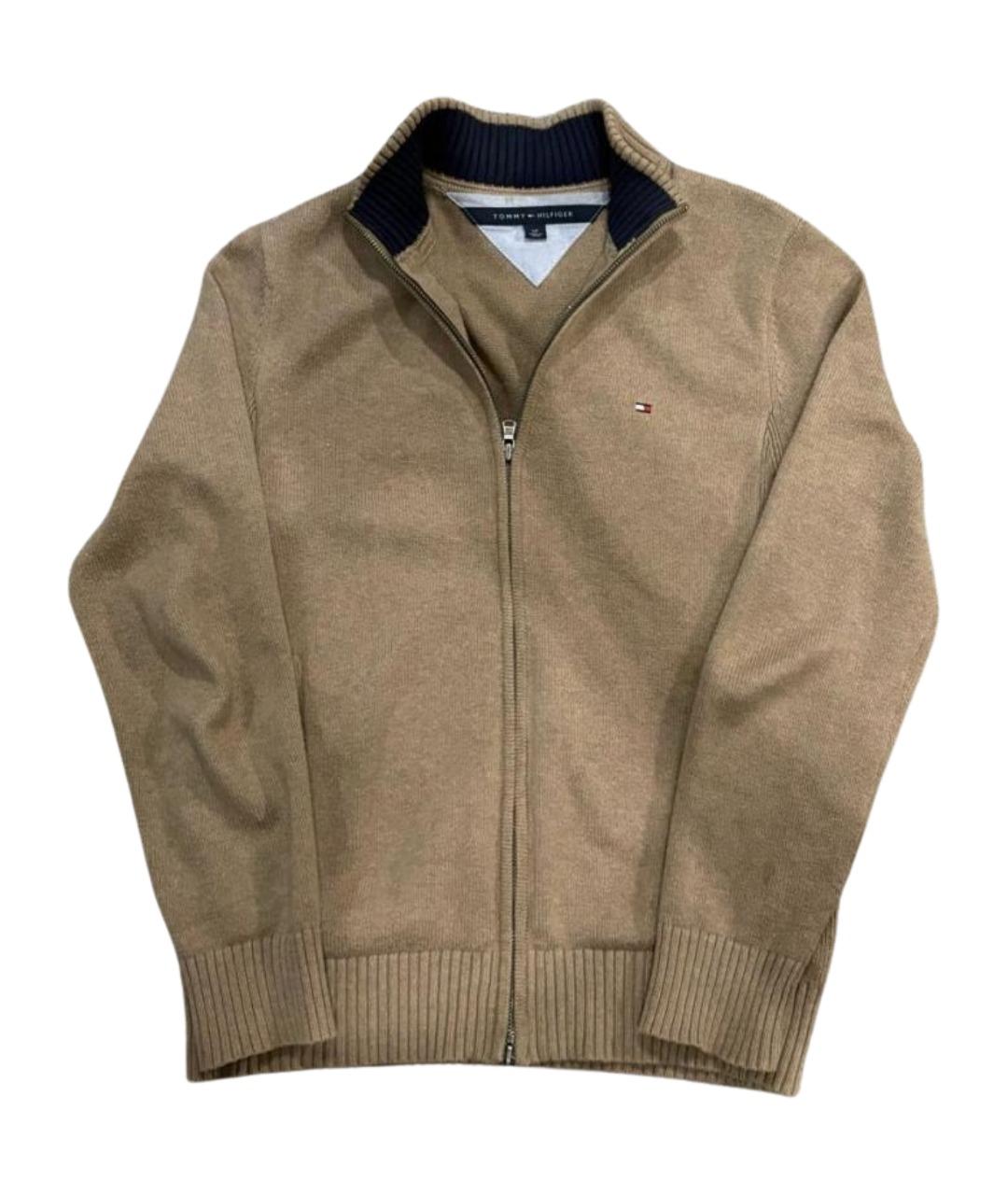 TOMMY HILFIGER Бежевый хлопковый кардиган, фото 1