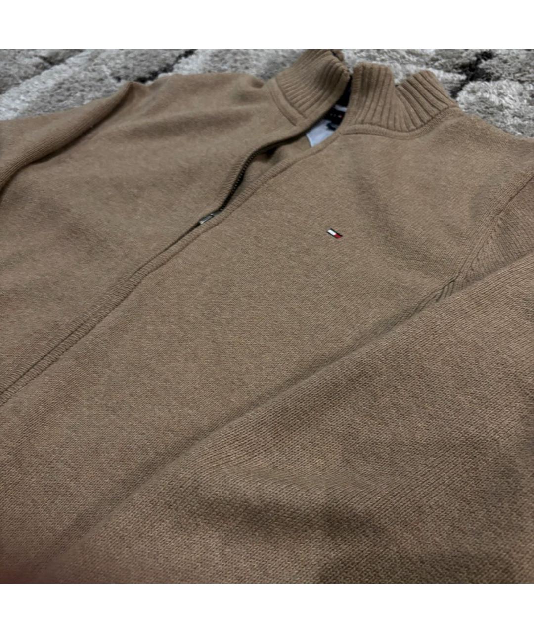 TOMMY HILFIGER Бежевый хлопковый кардиган, фото 3