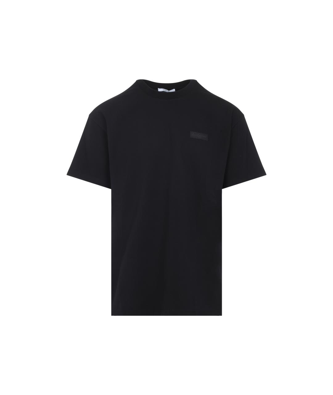 GIVENCHY Черная хлопковая футболка, фото 6