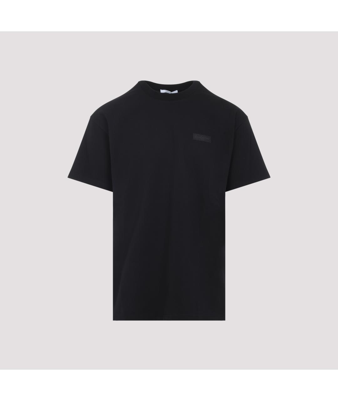 GIVENCHY Черная хлопковая футболка, фото 3