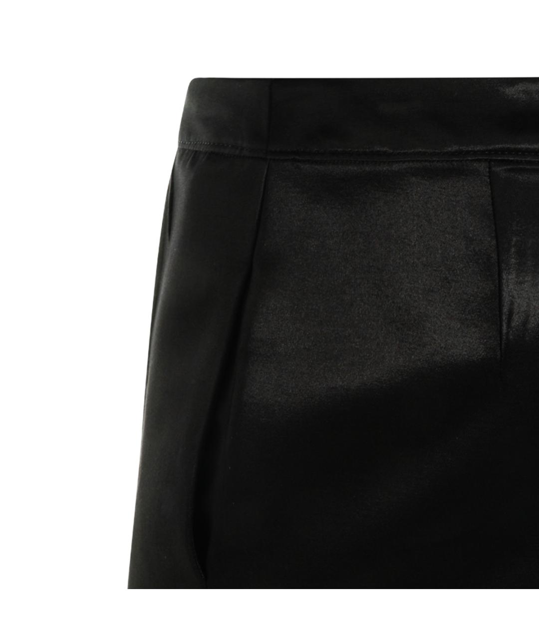 SAINT LAURENT Черная вискозная юбка миди, фото 4