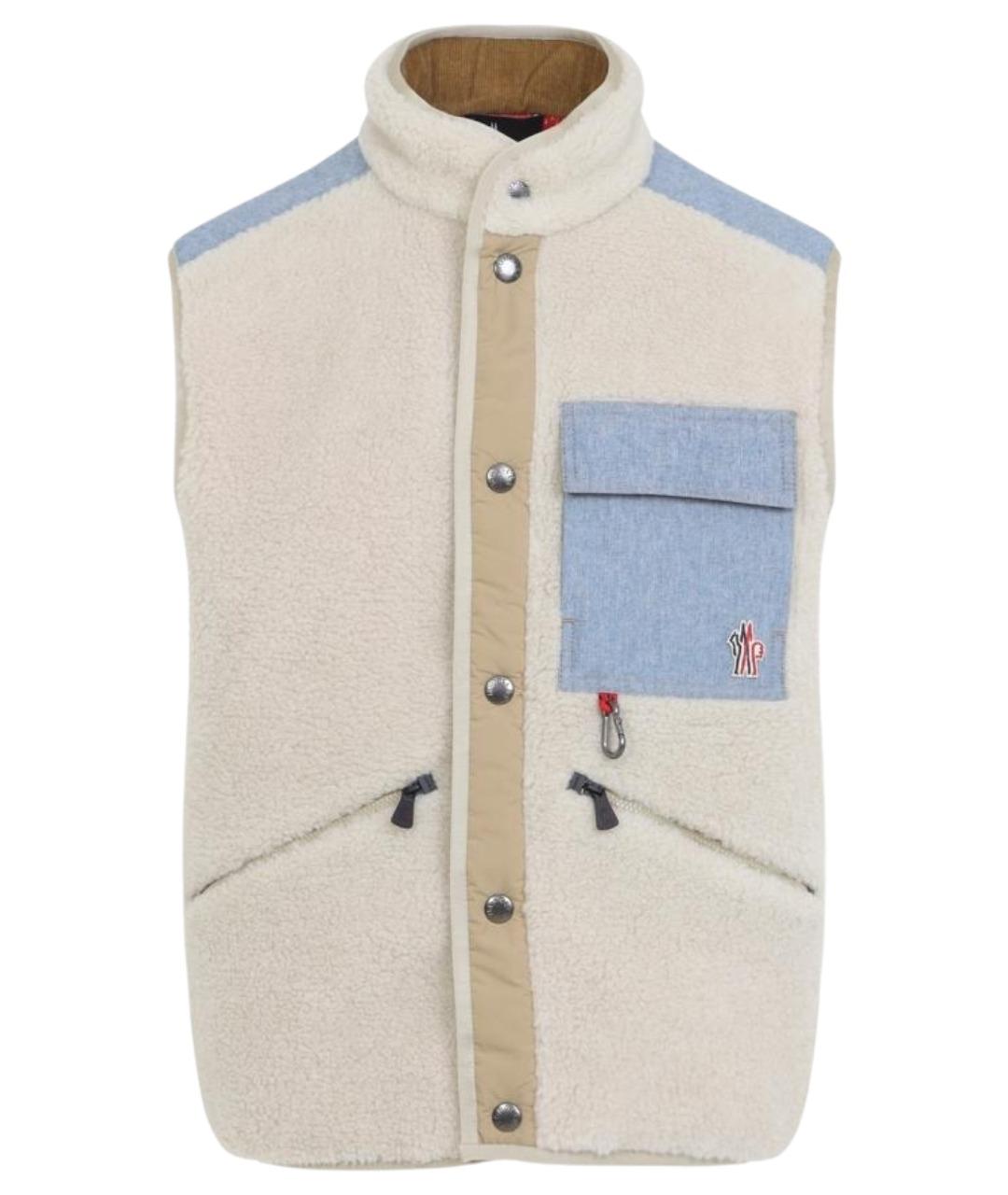 MONCLER GRENOBLE Бежевый жилет, фото 1