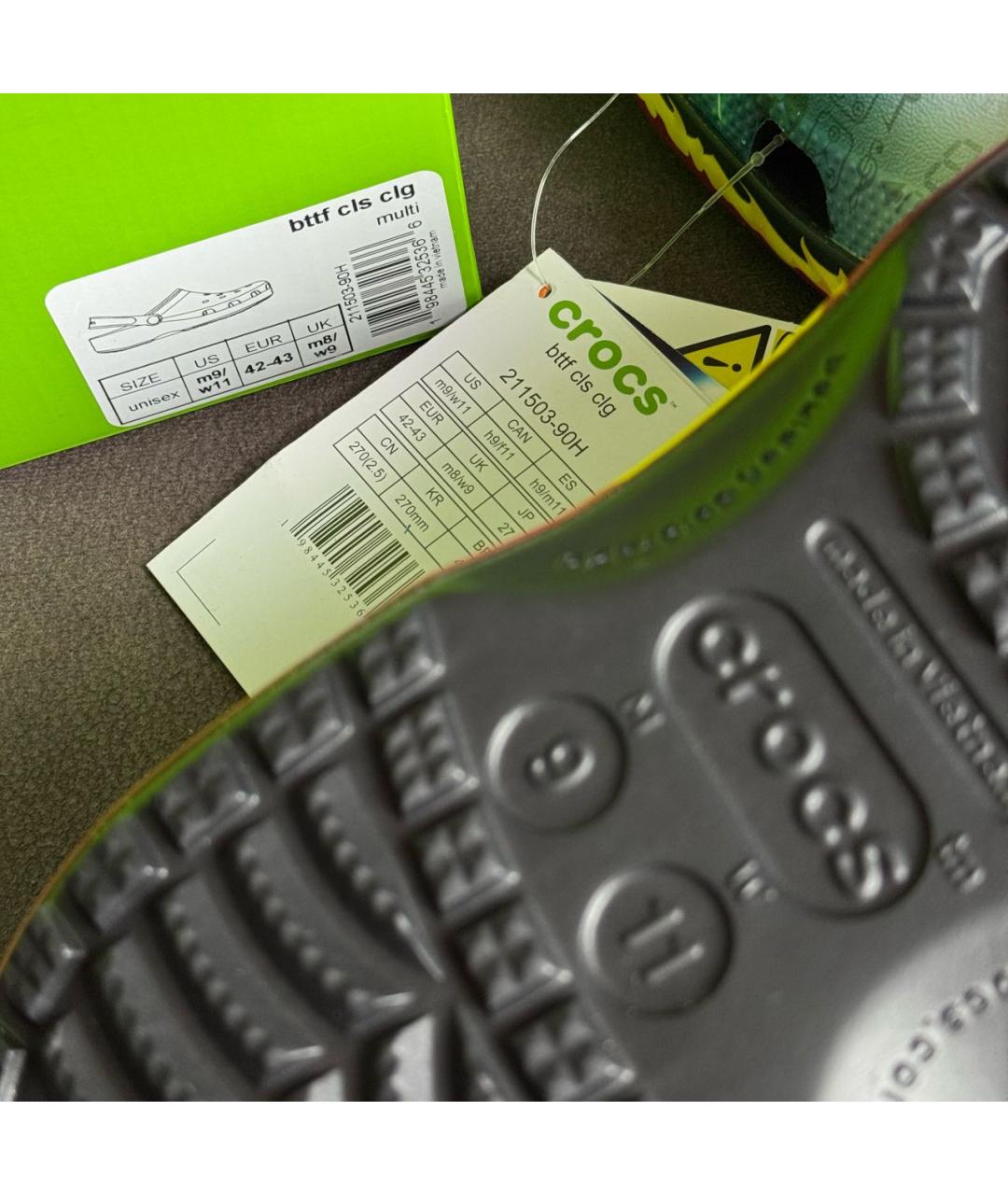 CROCS Мульти резиновые шлепанцы, фото 7