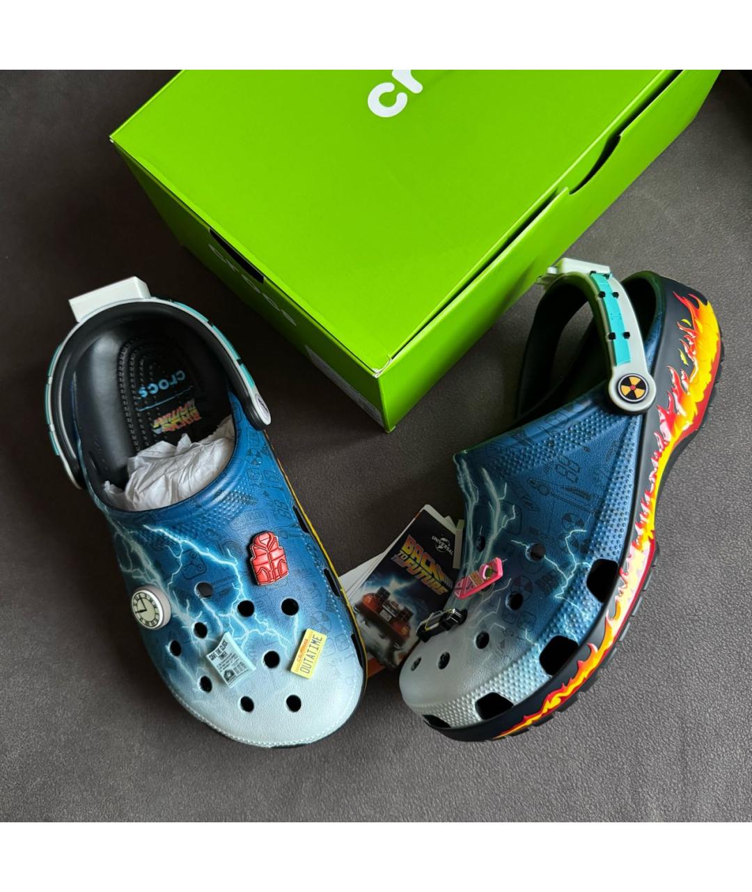 CROCS Мульти резиновые шлепанцы, фото 6