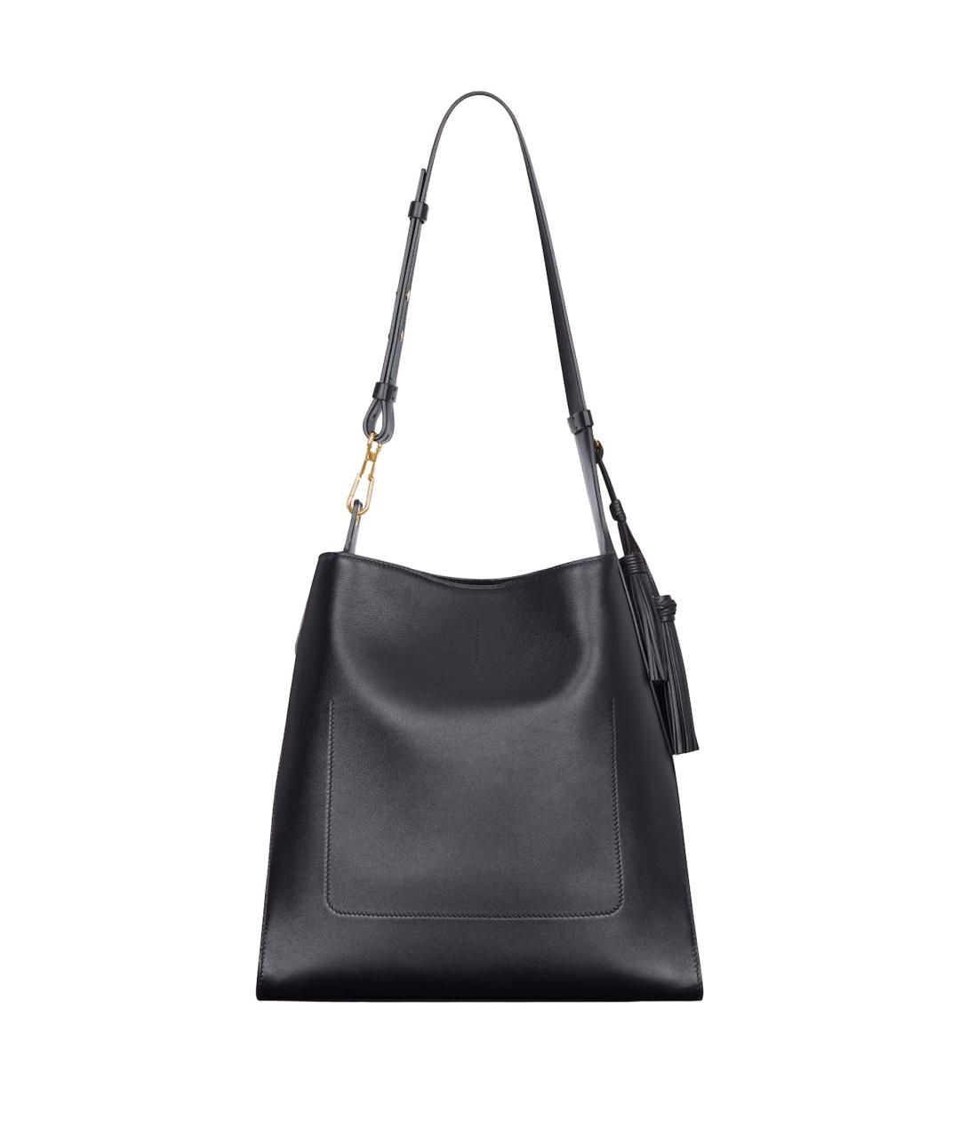 GIVENCHY Черная кожаная сумка тоут, фото 3