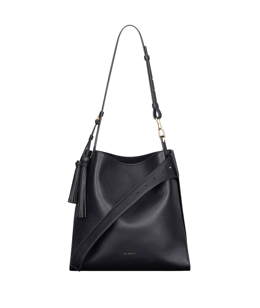 GIVENCHY Черная кожаная сумка тоут, фото 1