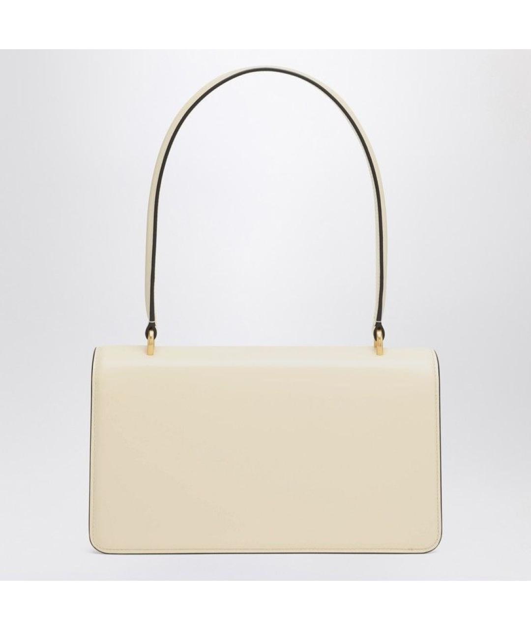 VALENTINO Белая кожаная сумка через плечо, фото 2