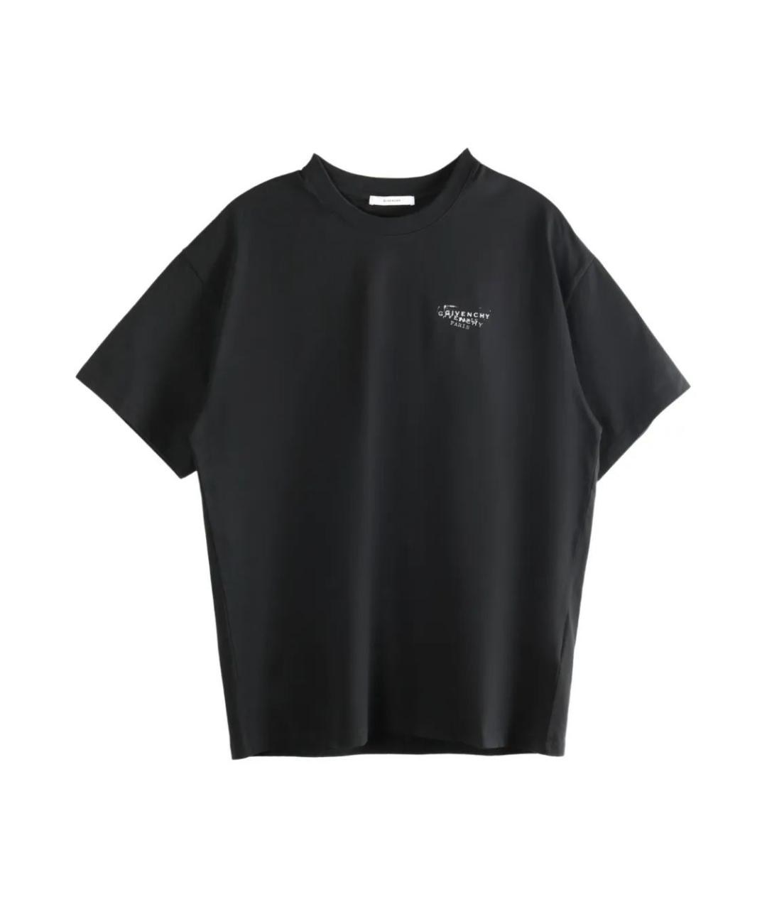 GIVENCHY Черная хлопковая футболка, фото 5