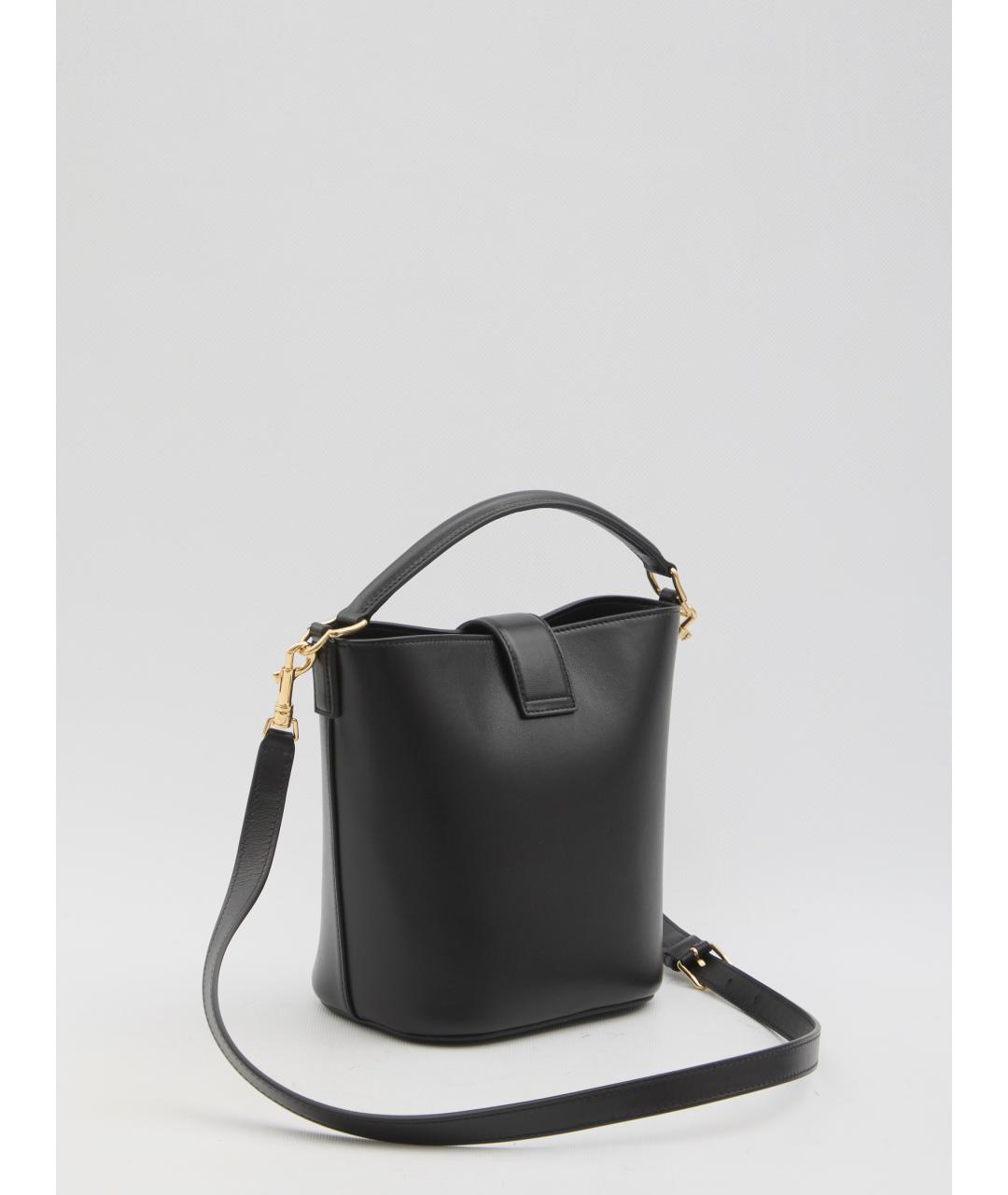 CELINE Черная кожаная сумка через плечо, фото 2