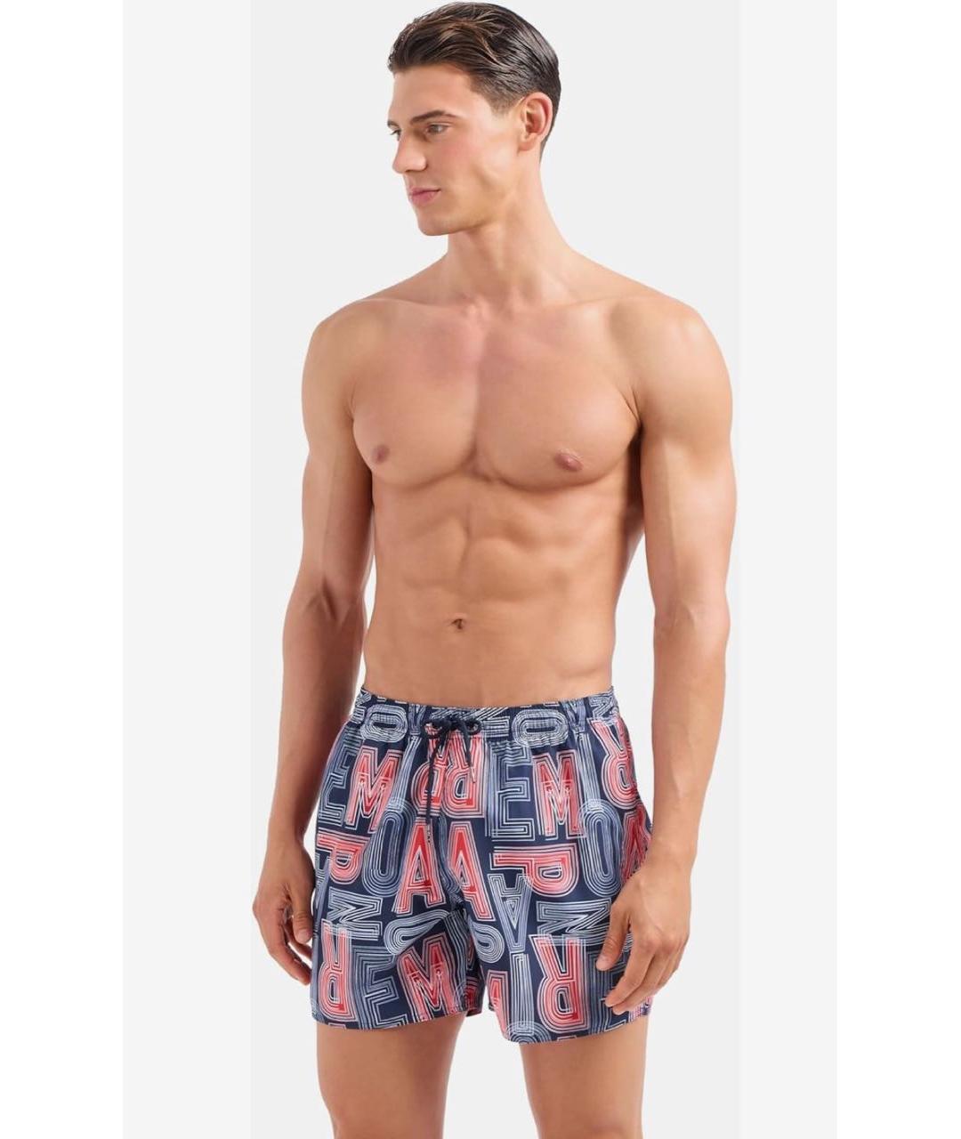 EMPORIO ARMANI Мульти полиэстеровые шорты, фото 2