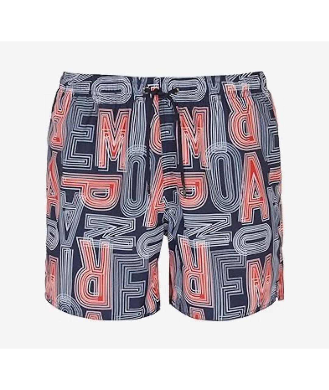 EMPORIO ARMANI Мульти полиэстеровые шорты, фото 9