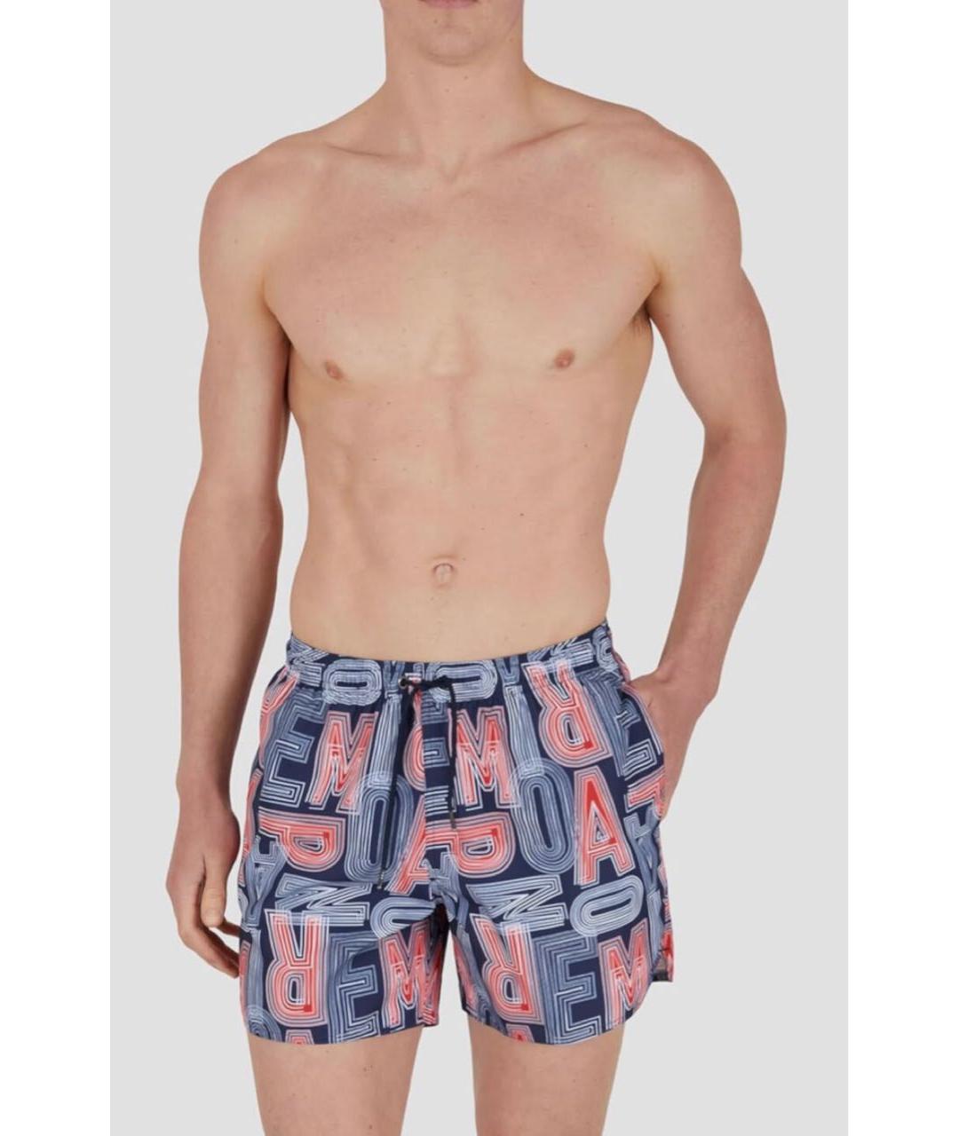 EMPORIO ARMANI Мульти полиэстеровые шорты, фото 4