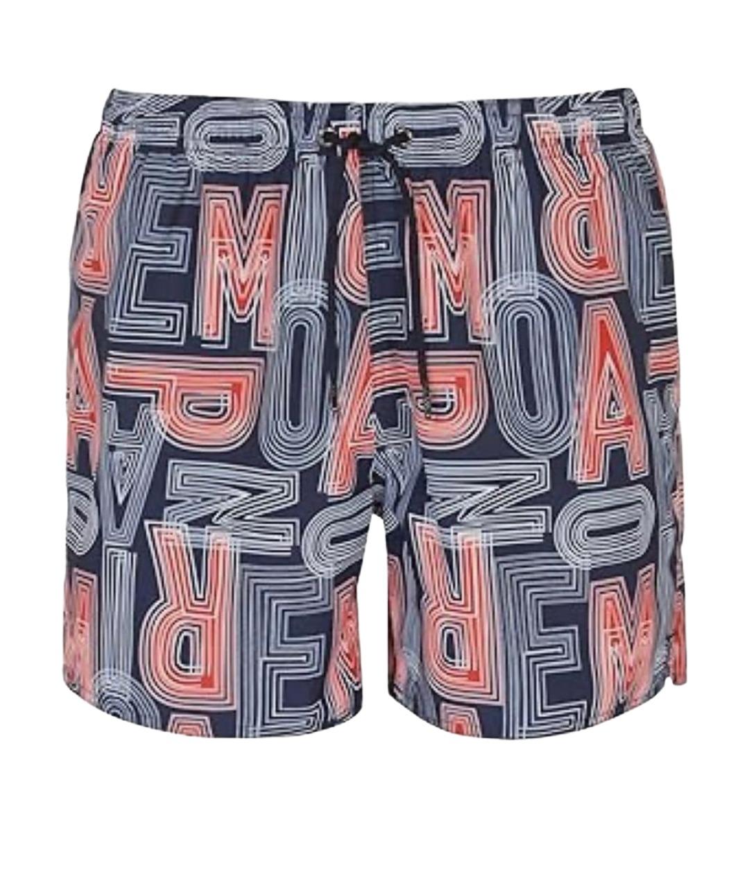 EMPORIO ARMANI Мульти полиэстеровые шорты, фото 1