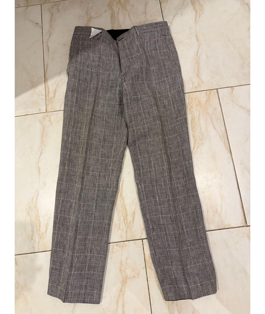 ETRO Серый классический костюм, фото 3