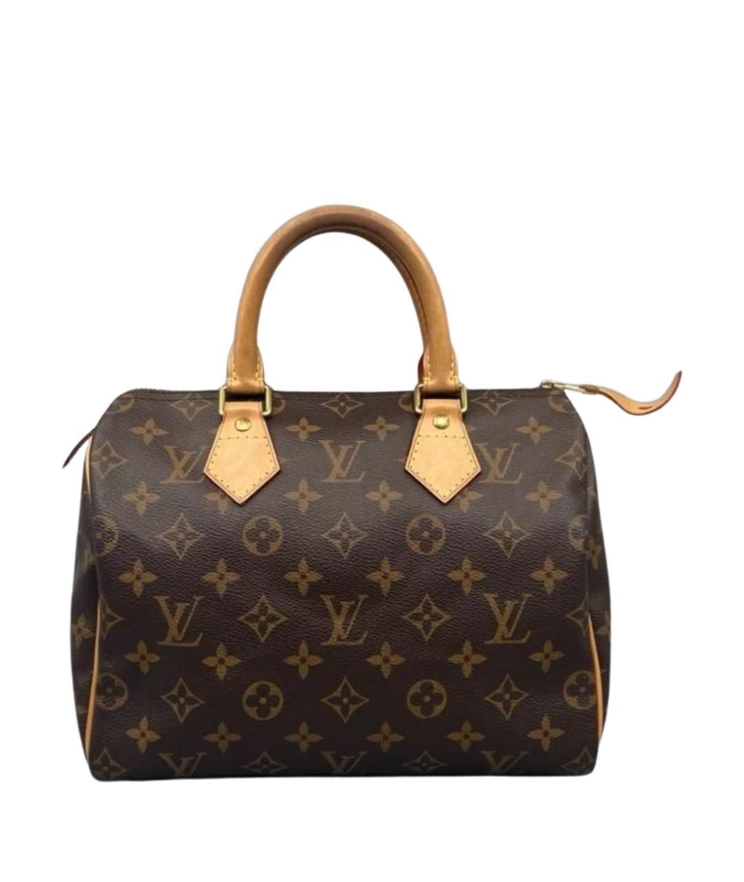 LOUIS VUITTON Коричневая сумка с короткими ручками, фото 1
