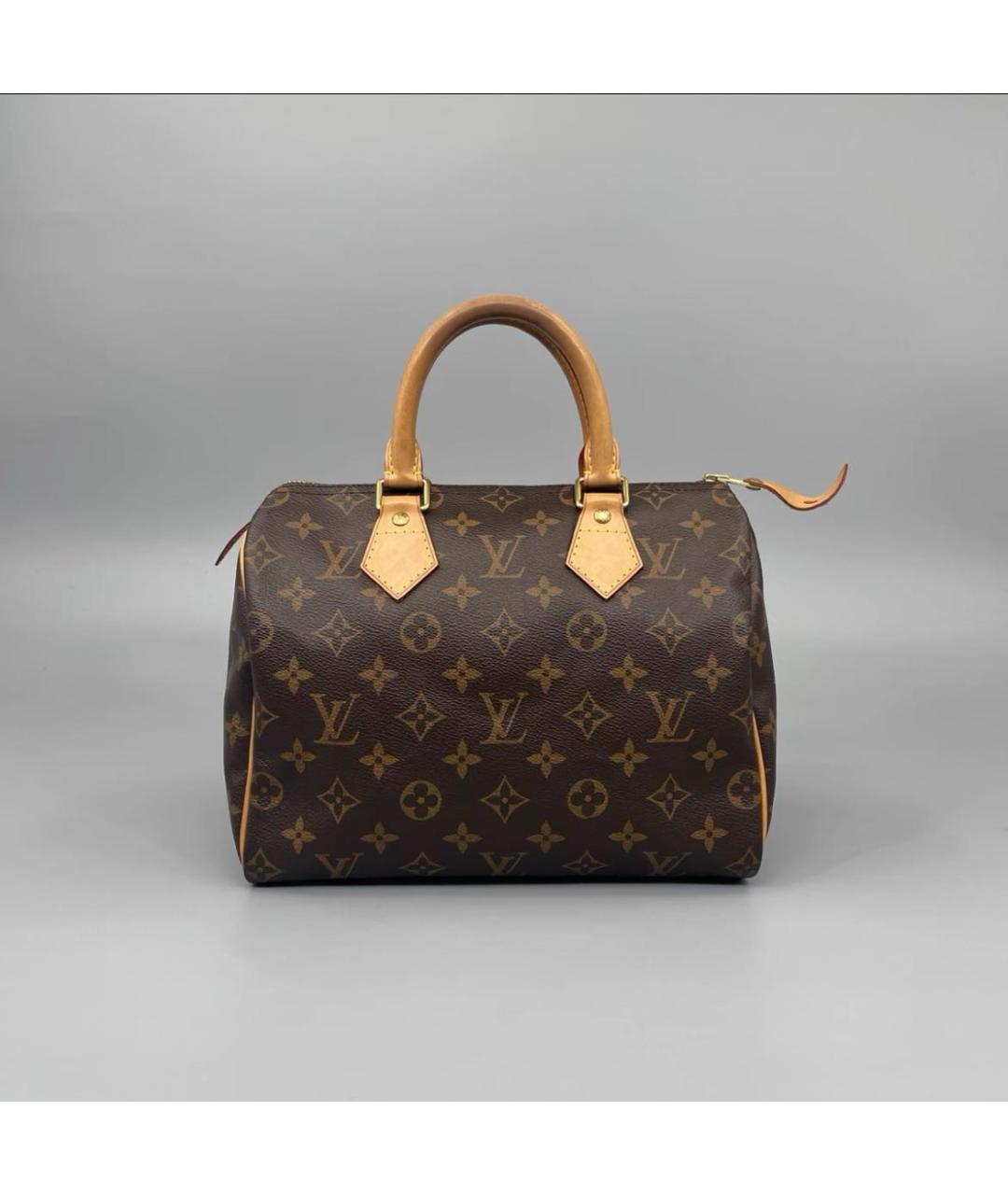 LOUIS VUITTON Коричневая сумка с короткими ручками, фото 9