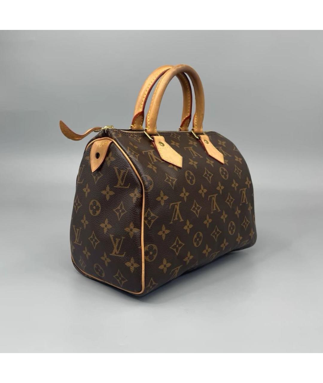 LOUIS VUITTON Коричневая сумка с короткими ручками, фото 6