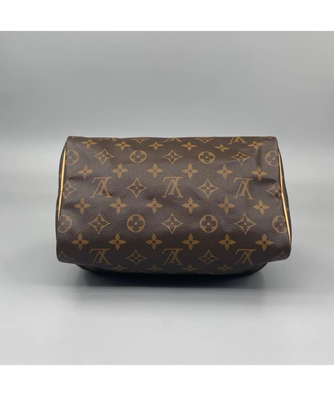 LOUIS VUITTON Коричневая сумка с короткими ручками, фото 3