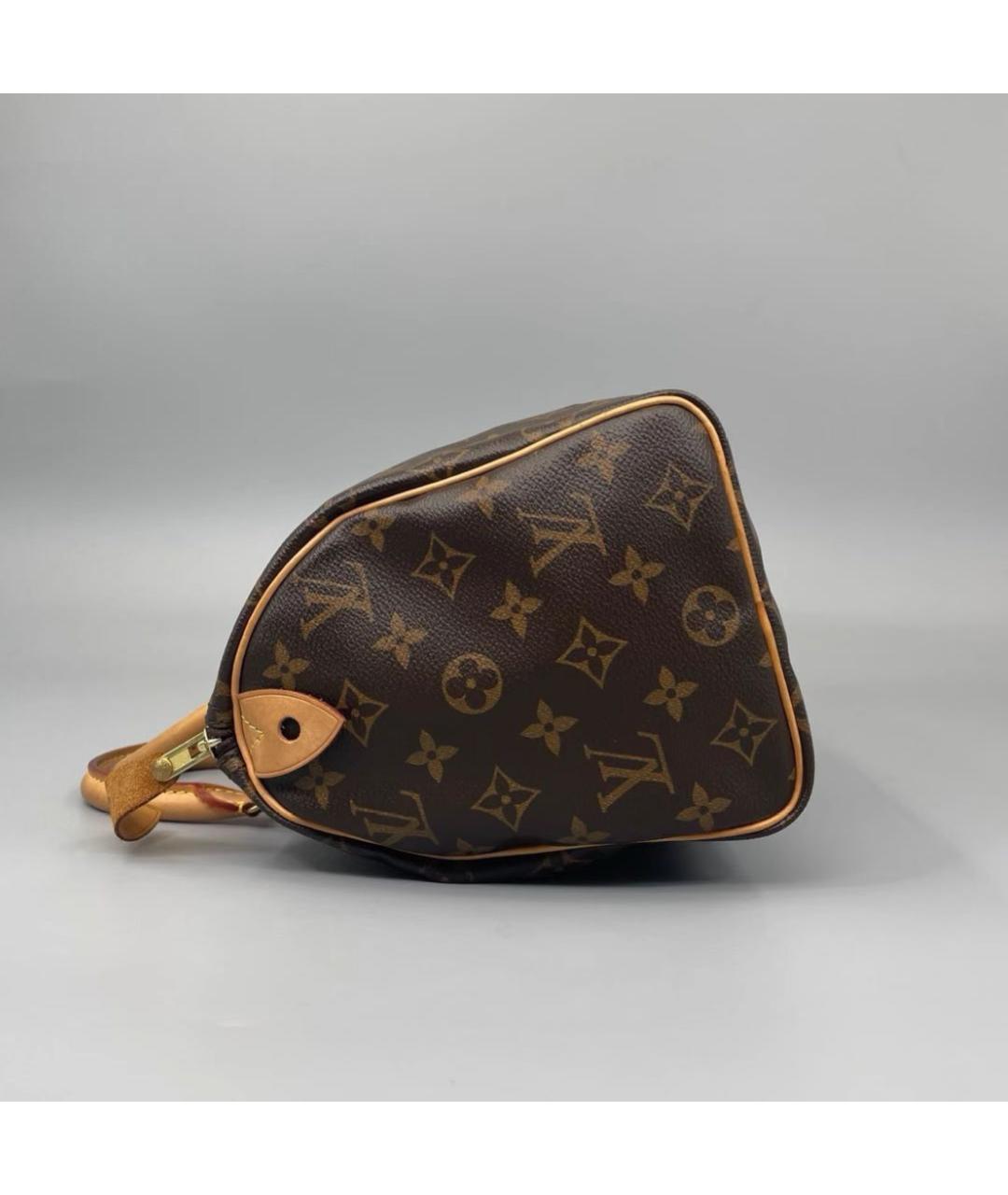 LOUIS VUITTON Коричневая сумка с короткими ручками, фото 4