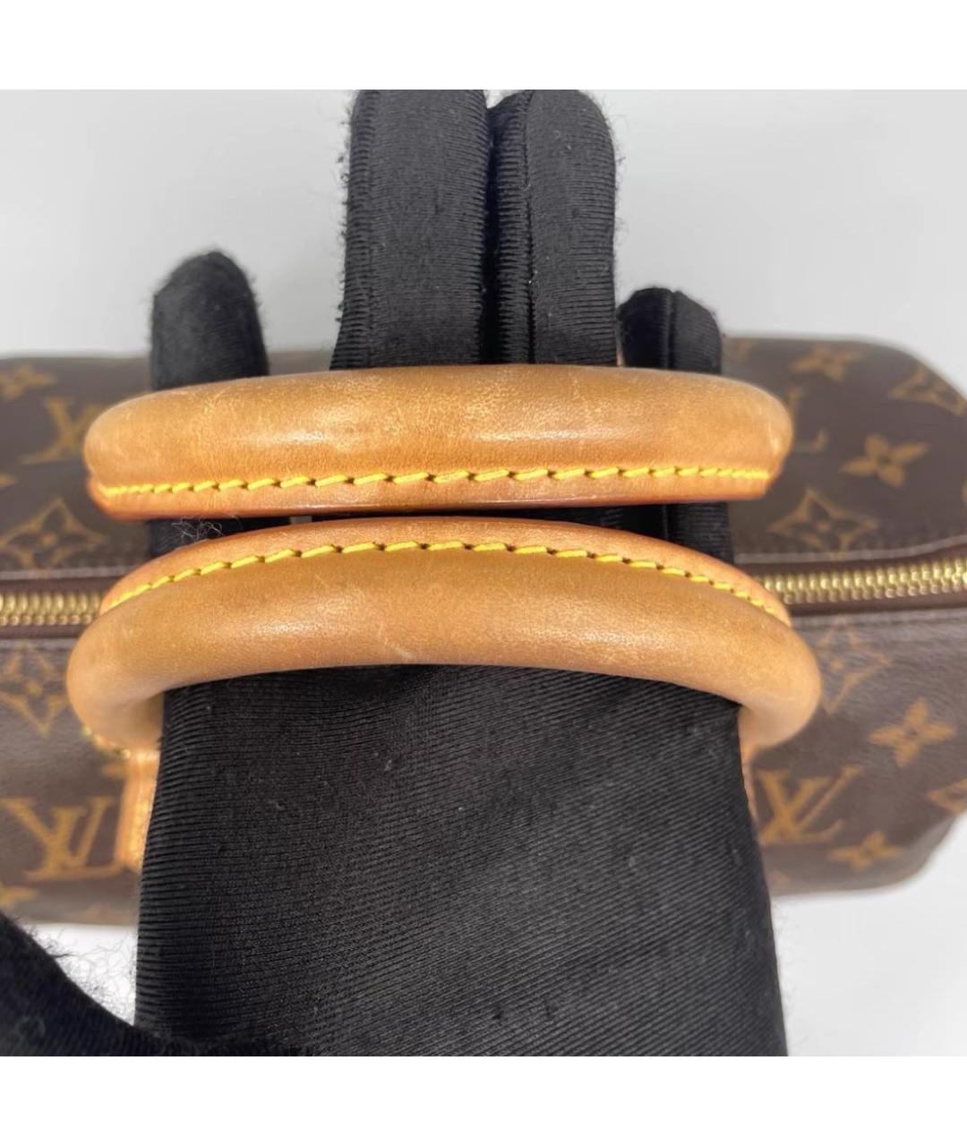 LOUIS VUITTON Коричневая сумка с короткими ручками, фото 7