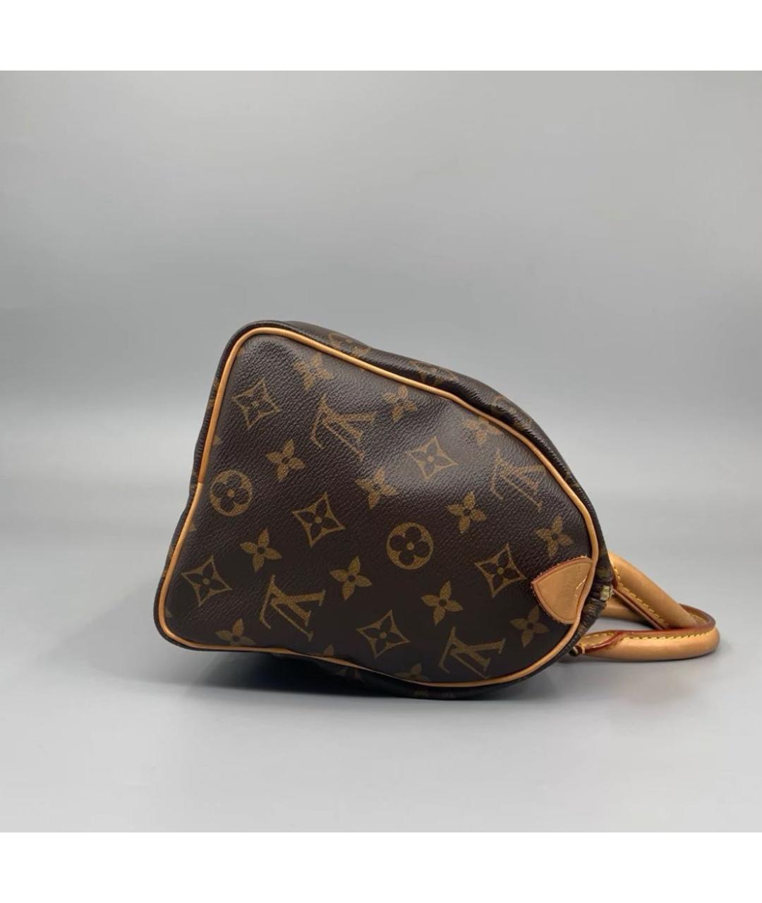 LOUIS VUITTON Коричневая сумка с короткими ручками, фото 5