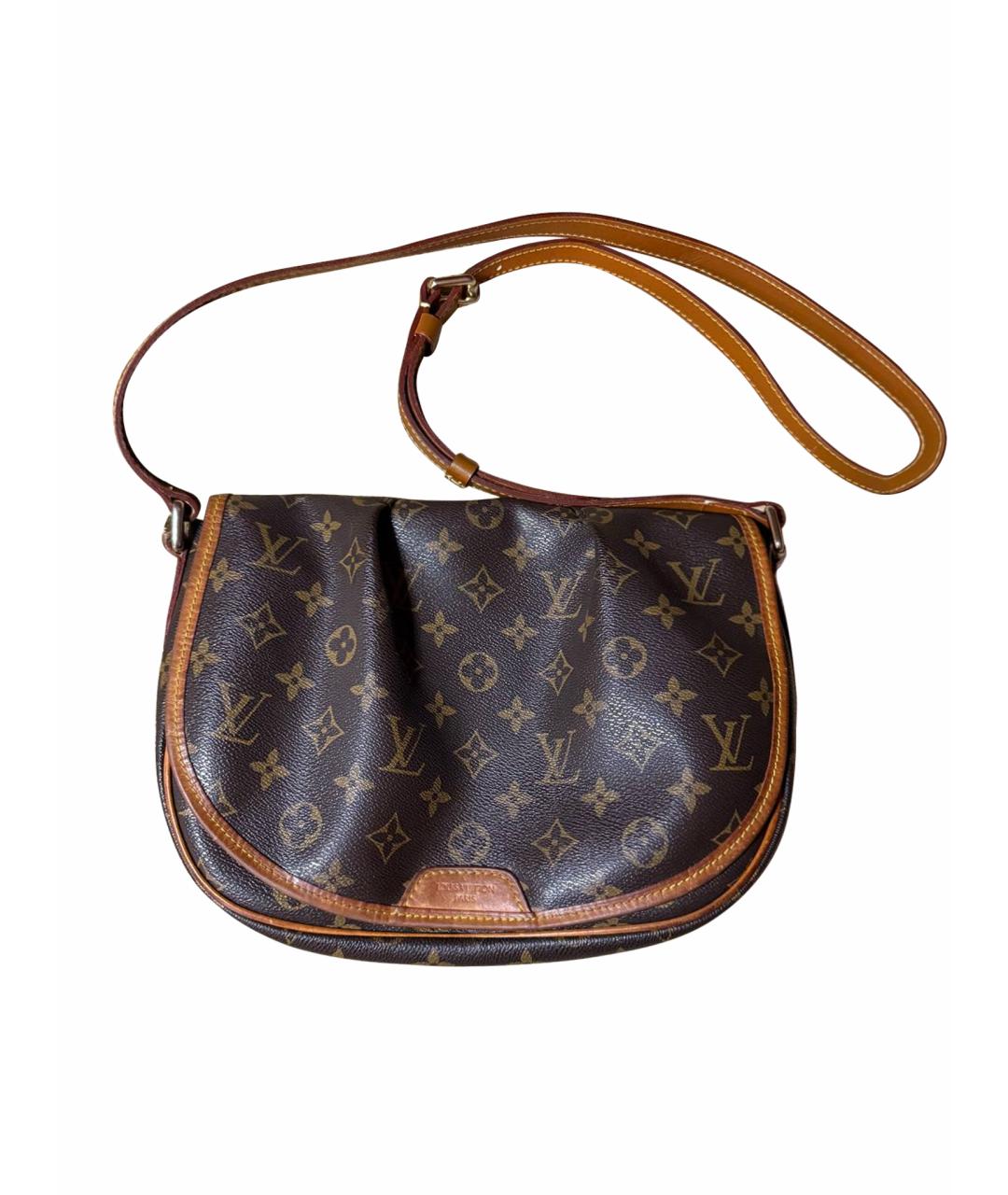 LOUIS VUITTON Коричневая сумка через плечо, фото 1