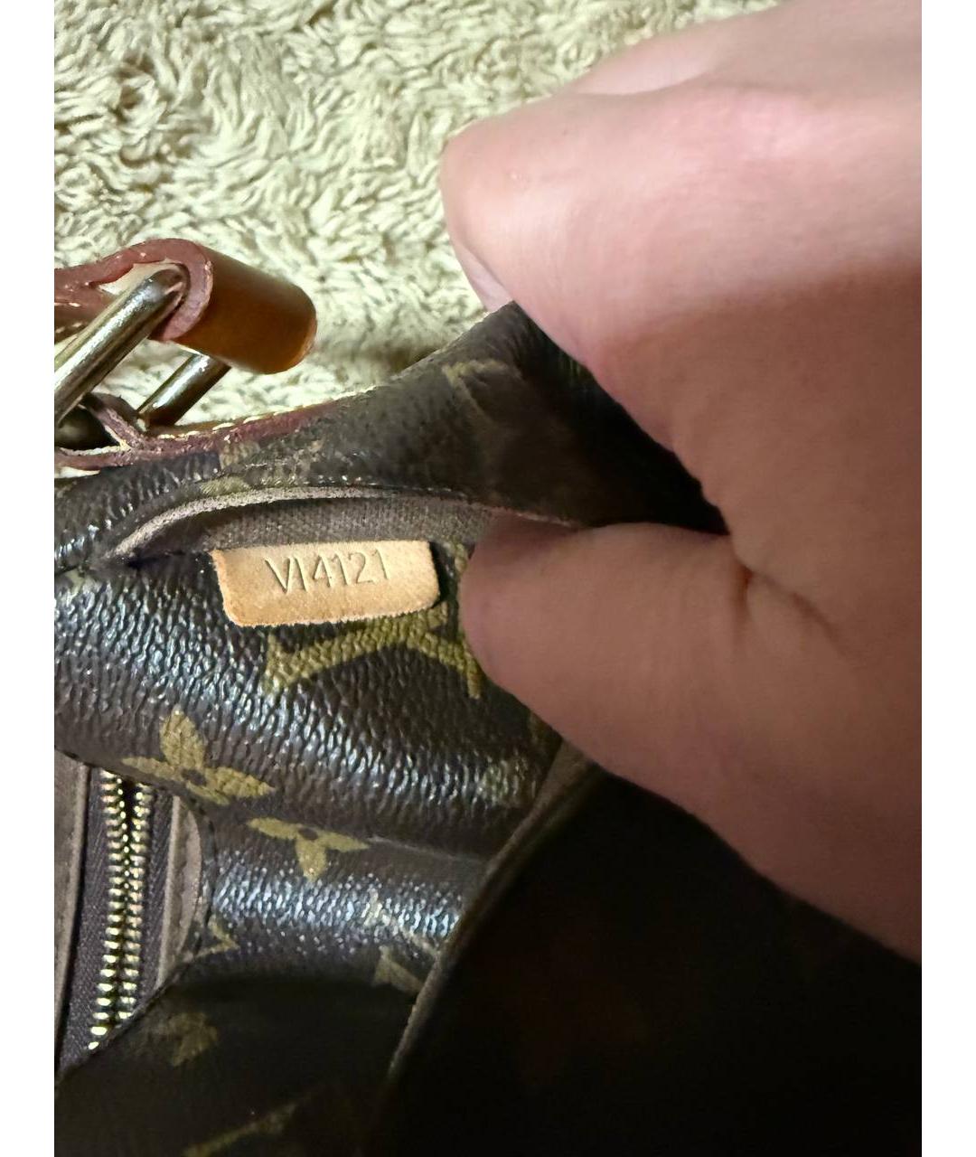 LOUIS VUITTON Коричневая сумка через плечо, фото 7